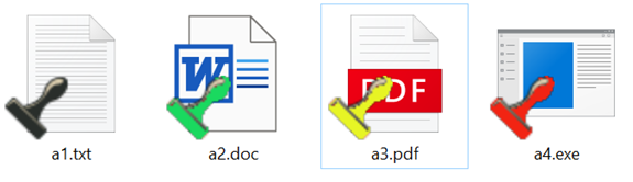 ClassifyIt Shell icon overlay in Windows Explorer